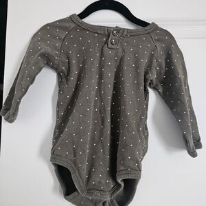 Jamie Kay Olive Polka Dot Bodysuit